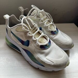 NIKE Air Max 270 React Bubble Pack Women Size 9  Multi-Color CT5064-100